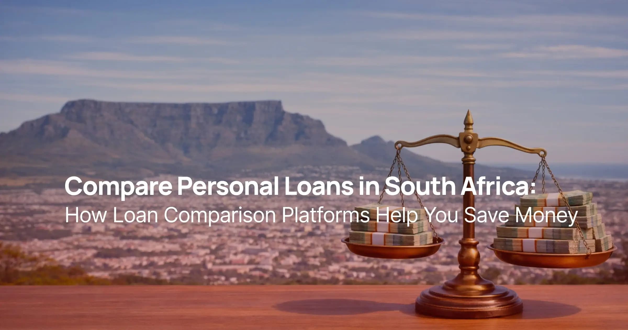 Comparing personal loan options in South Africa with different lenders and interest rates